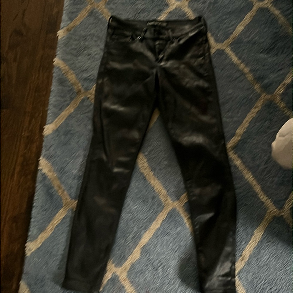 Express faux leather pants skinny midrise size 0